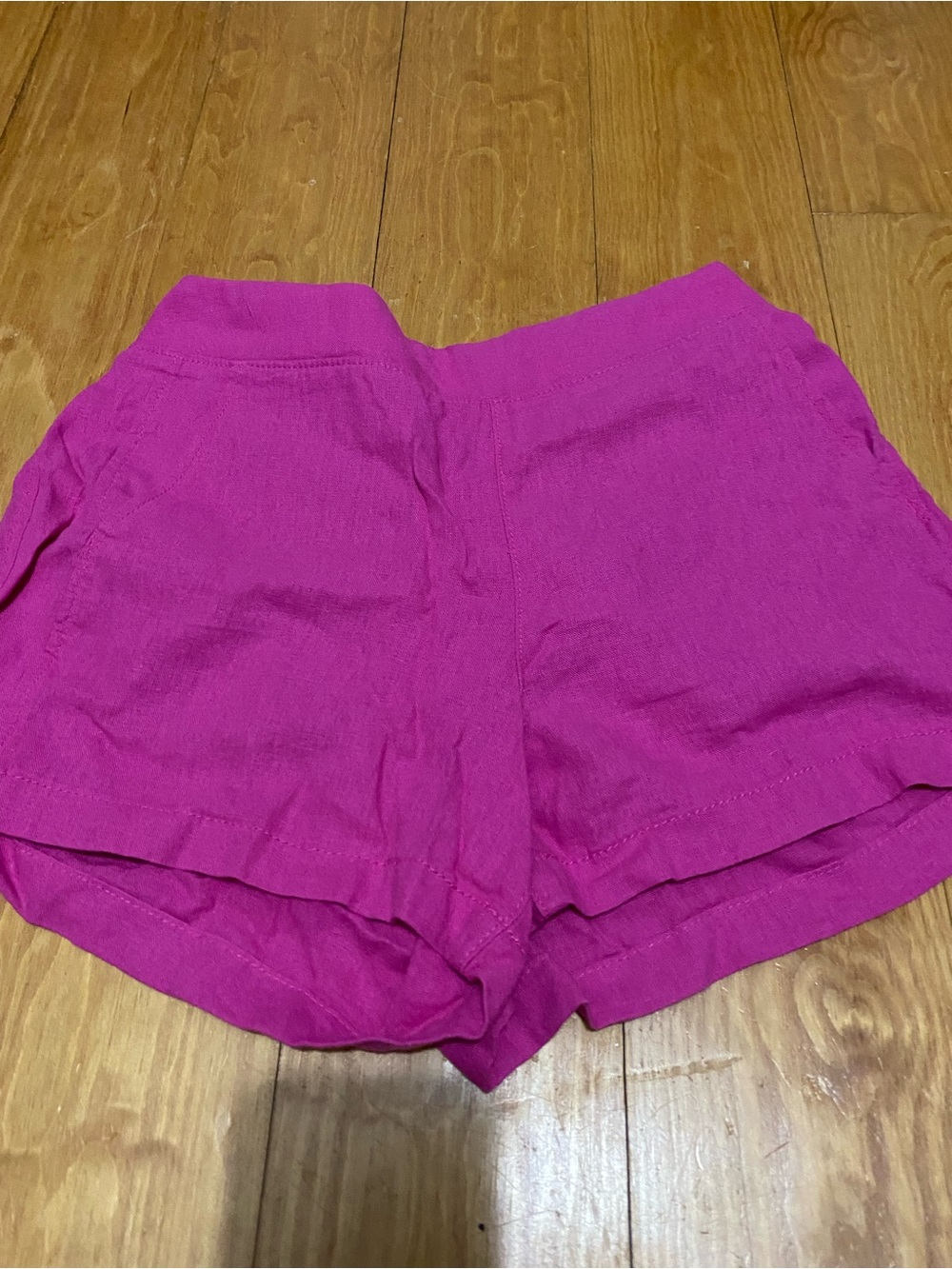 GAP Women's Bright Fuchsia High-Waist Shorts